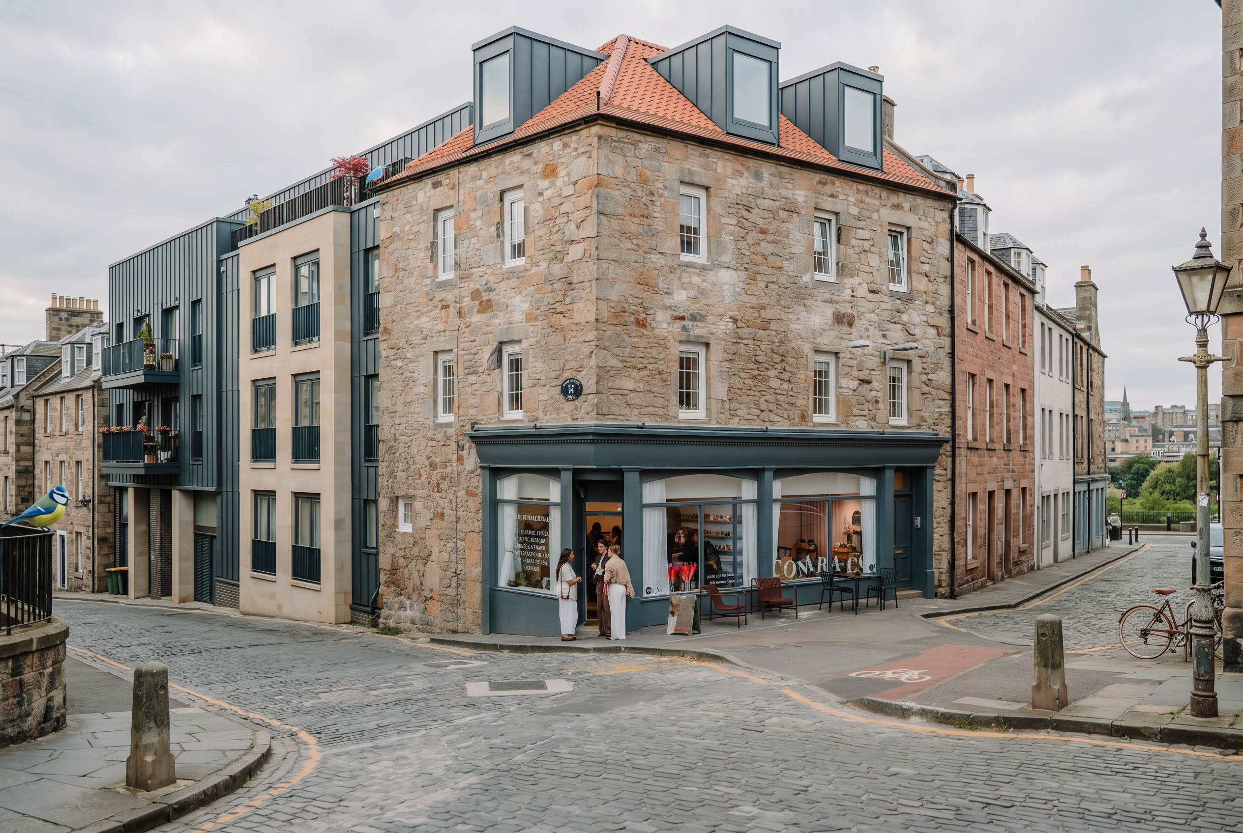 Combined. salon exterior on Canon Street, Edinburgh